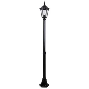 Chester Italian Made IP43 Exterior Post Lantern, 1 Light, 193cm, Black by Domus Lighting, a Lanterns for sale on Style Sourcebook