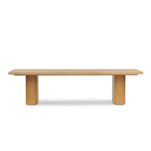 Sylvan Elm Timber Dining Table, 300cm, Natural by Conception Living, a Dining Tables for sale on Style Sourcebook