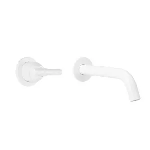 Barre Progressive Mixer & Spout Set - White (Infiniti) by ABI Interiors Pty Ltd, a Bathroom Taps & Mixers for sale on Style Sourcebook