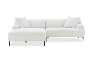 Jaxson Left Chaise Sofa, Ivory, by Lounge Lovers by Lounge Lovers, a Sofas for sale on Style Sourcebook