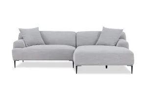 Jaxson Right Chaise Sofa, Grey, by Lounge Lovers by Lounge Lovers, a Sofas for sale on Style Sourcebook