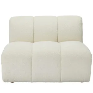 Maeve Boucle Ivory 1 Seat Armless Sofa Module by James Lane, a Sofas for sale on Style Sourcebook