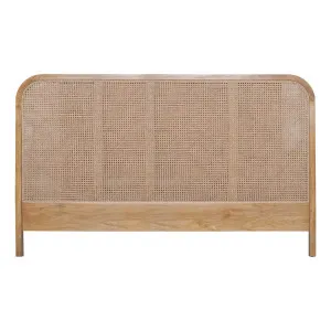 Willow King Bedhead in Mangowood Clear / Rattan by OzDesignFurniture, a Bed Heads for sale on Style Sourcebook