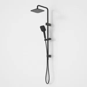 Luna System Shower On Rail With Overhead 4Star | Made From Brass In Black By Caroma by Caroma, a Showers for sale on Style Sourcebook