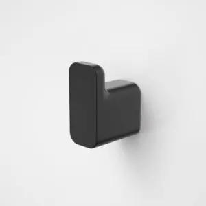 Luna Robe Hook | Made From Brass In Black By Caroma by Caroma, a Shelves & Hooks for sale on Style Sourcebook