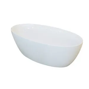 Naples Freestanding Oval Bath 800mm X 585mm X 1500mm In White By Oliveri by Oliveri, a Bathtubs for sale on Style Sourcebook