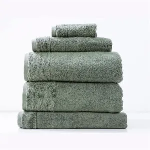 Renee Taylor Aireys 5 Piece Agave Bath Towel Pack by null, a Towels & Washcloths for sale on Style Sourcebook