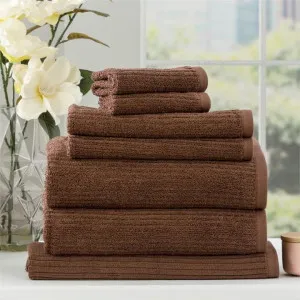 Renee Taylor Cobblestone 7 Piece Toffee Towel Pack by null, a Towels & Washcloths for sale on Style Sourcebook