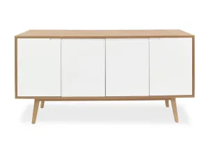 Ex Display - Marc Scandinavian Wooden Sideboard Buffet Unit - Natural by Interior Secrets - AfterPay Available by Interior Secrets, a Sideboards, Buffets & Trolleys for sale on Style Sourcebook