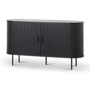 Dania 1.4m Wooden Buffet Unit - Full Black by Interior Secrets - AfterPay Available by Interior Secrets, a Sideboards, Buffets & Trolleys for sale on Style Sourcebook