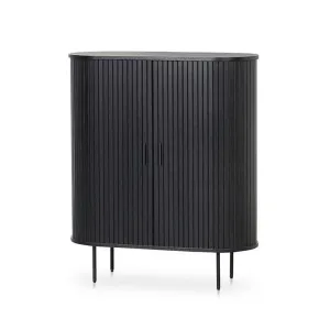 Dania 1.18 (H) Wooden Storage Cabinet - Full Black by Interior Secrets - AfterPay Available by Interior Secrets, a Cabinets, Chests for sale on Style Sourcebook