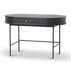 Dania 1.2m Home Office Desk - Full Black by Interior Secrets - AfterPay Available by Interior Secrets, a Desks for sale on Style Sourcebook