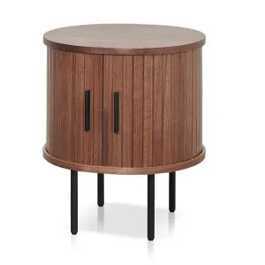 Dania Round Side Table - Walnut by Interior Secrets - AfterPay Available by Interior Secrets, a Side Table for sale on Style Sourcebook