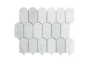 Ariana Bianco Natural Stone Mosaic Tile by Tile Republic, a Marble Look Tiles for sale on Style Sourcebook