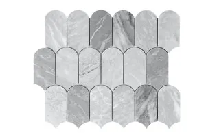 Ariana Grey Natural Stone Mosaic Tile by Tile Republic, a Marble Look Tiles for sale on Style Sourcebook