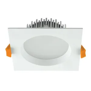 Deco IP44 Indoor / Outdoor DALI Dimmable LED Fixed Downlight, Square, 13W, CCT, White by Domus Lighting, a Spotlights for sale on Style Sourcebook