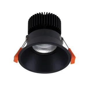 Deep IP40 Dimmable LED Downlight, 13W, 4000K, Black by Domus Lighting, a Spotlights for sale on Style Sourcebook