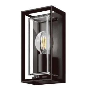 Claro IP65 Exterior Wall Light, Black by Domus Lighting, a Outdoor Lighting for sale on Style Sourcebook