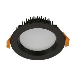 Deco IP44 Indoor / Outdoor DALI Dimmable LED Fixed Downlight, Round, 13W, CCT, Black by Domus Lighting, a Spotlights for sale on Style Sourcebook