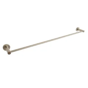 Bloom Single Towel Rail 750mm Brush Nickel | Made From Brass In Brushed Nickel By ADP by ADP, a Towel Rails for sale on Style Sourcebook