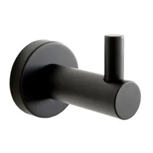 Bloom Robe Hook Matte | Made From Brass In Black By ADP by ADP, a Shelves & Hooks for sale on Style Sourcebook