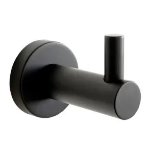 Bloom Robe Hook | Made From Brass In Matte Black By ADP by ADP, a Shelves & Hooks for sale on Style Sourcebook