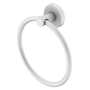 Soul Hand Towel Ring | Made From Brass In Matte White By ADP by ADP, a Towel Rails for sale on Style Sourcebook