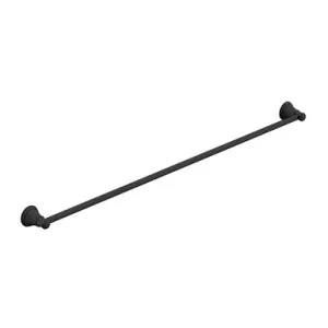 Eternal Single Towel Rail 900mm | Made From Brass In Matte Black By ADP by ADP, a Towel Rails for sale on Style Sourcebook