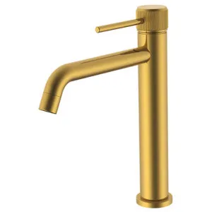 Soul Groove Extended Basin Mixer Brushed | Made From Brass/Brushed Brass By ADP by ADP, a Bathroom Taps & Mixers for sale on Style Sourcebook