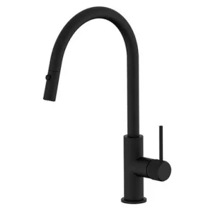 Soul Groove Pull-Out Sink Mixer Matte | Made From Brass In Black By ADP by ADP, a Kitchen Taps & Mixers for sale on Style Sourcebook