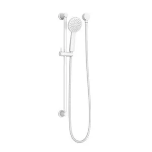 Soul Classic Handshower On Rail White | Made From Stainless Steel/Brass/ABS In Matte White By ADP by ADP, a Showers for sale on Style Sourcebook