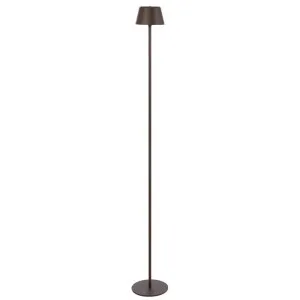 Briana IP54 Indoor / Outdoor Rechargeable LED Touch Floor Lamp, CCT, Brown by Telbix, a Floor Lamps for sale on Style Sourcebook