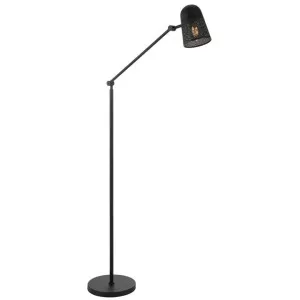 Cadena Iron Adjustable Floor Lamp, Black by Telbix, a Floor Lamps for sale on Style Sourcebook