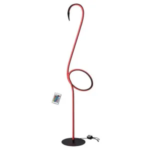 Roseus Flamingo Colour Changing LED Floor Lamp by Telbix, a Floor Lamps for sale on Style Sourcebook