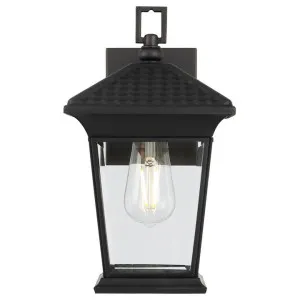 Zeldin IP43 Exterior Wall Light, Small, Black by Telbix, a Outdoor Lighting for sale on Style Sourcebook