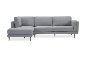 Lisa Left Chaise Sofa, Grey, by Lounge Lovers by Lounge Lovers, a Sofas for sale on Style Sourcebook