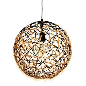 Kris Kros Round pendant Lamp - Black by Hermon Hermon Lighting, a Pendant Lighting for sale on Style Sourcebook