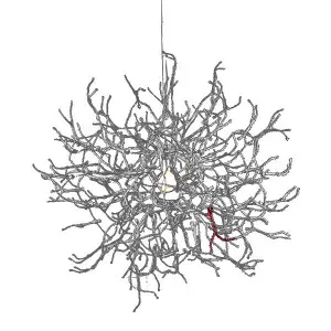 Little People round pendant large - Silver by Hermon Hermon Lighting, a Pendant Lighting for sale on Style Sourcebook