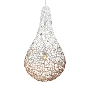 Kris-Kros Pear pendant light - White by Hermon Hermon Lighting, a Pendant Lighting for sale on Style Sourcebook