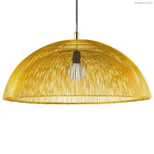 Moire Dome pendant - Gold by Schema, a Pendant Lighting for sale on Style Sourcebook
