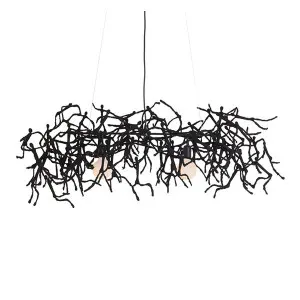 Little People rectangular pendant - Black Silver Accent by Hermon Hermon Lighting, a Pendant Lighting for sale on Style Sourcebook