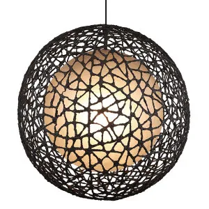 C U C ME round pendant - Black by Hermon Hermon Lighting, a Pendant Lighting for sale on Style Sourcebook