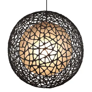 C U C Me round pendant light - Brown by Hermon Hermon Lighting, a Pendant Lighting for sale on Style Sourcebook