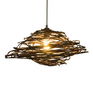 Nest Hanging Pendant light - Small - Cream by Hermon Hermon Lighting, a Pendant Lighting for sale on Style Sourcebook