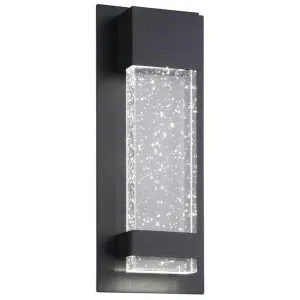 Villagrazia IP44 Indoor / Outdoor LED Wall Light, CCT, 6.7W, Small, Black by Eglo, a Outdoor Lighting for sale on Style Sourcebook