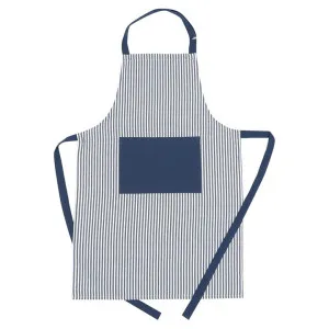 Maison Cotton Apron, Navy Stripe by NF Living, a Aprons for sale on Style Sourcebook