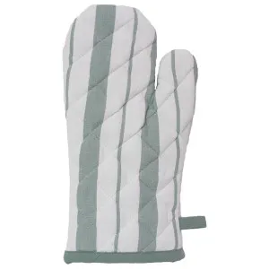 Fassel Cotton Oven Mitt, Sage Stripe by NF Living, a Linen for sale on Style Sourcebook