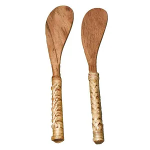 Nunue Timber Cheese Spreader, Set of 2 by NF Living, a Cutlery for sale on Style Sourcebook