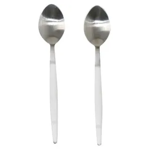 Fetuna Stainless Steel Pointed Spoon, Resin Handle, Set of 3 by NF Living, a Cutlery for sale on Style Sourcebook
