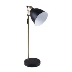 Leah Metal Desk Lamp, Black by Domus Lighting, a Desk Lamps for sale on Style Sourcebook